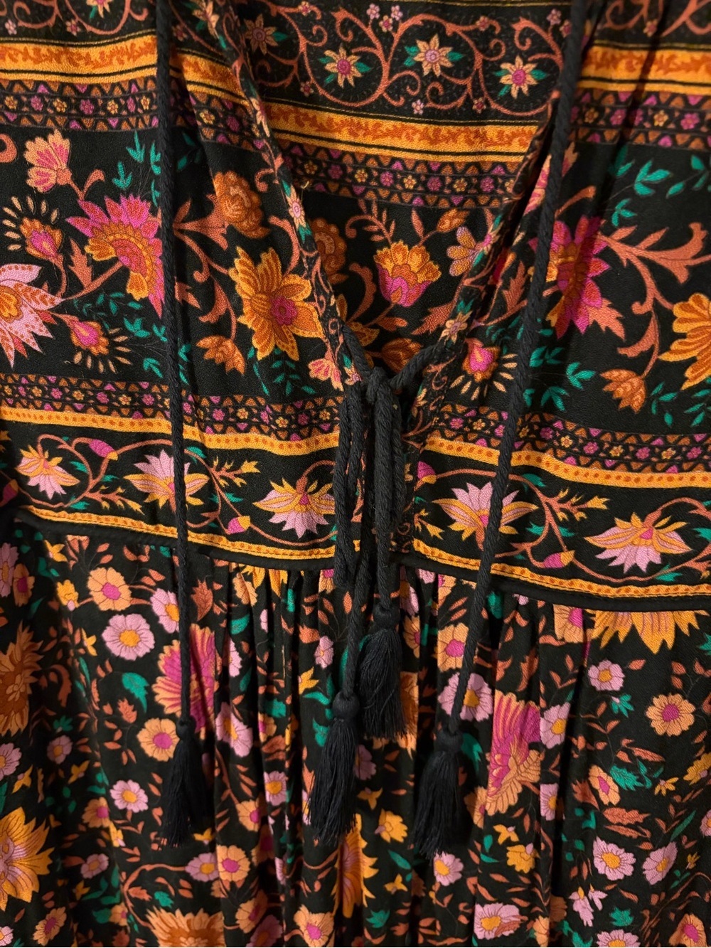 Spell winter garden folk dress midi small - Picture 8 of 9